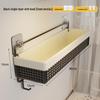 Punch-free Wall Shelf: Bedside Storage for Dorms & Bunks