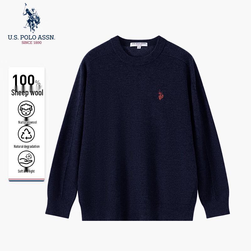 U.S. POLO ASSN. Men's Business Casual Wool Pullover Sweater
