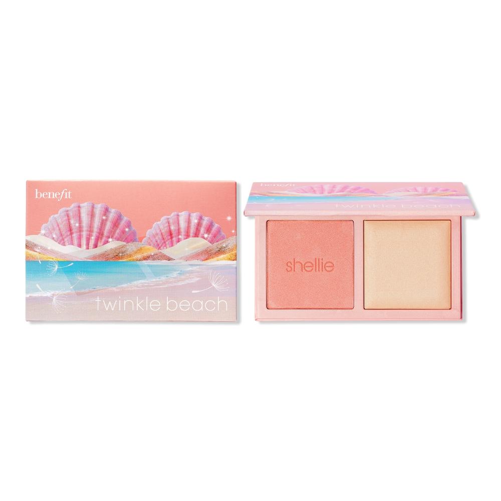 

Benefit Cosmetics Twinkle Beach Mini Blush Highlighter Palette Value Set