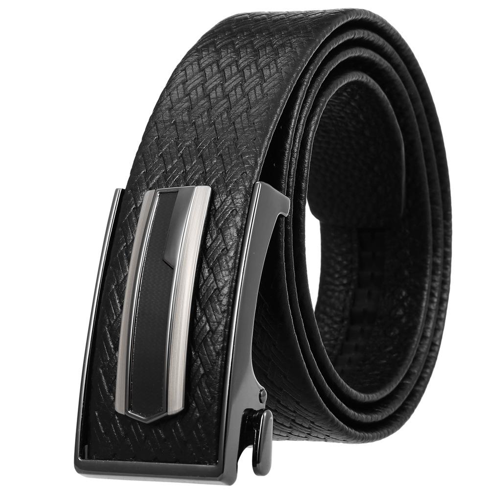 First Layer Cowhide Belt, Automatic Inner Buckle Men'S Belt Ly36-21783-5