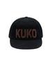 Kuko Logo 6-Panel Cap_Black Brown