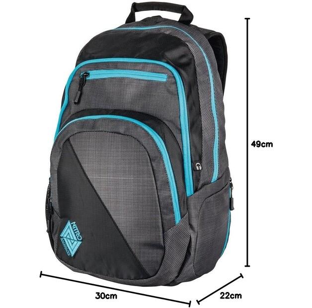 Рюкзак Nitro Stash blur blue trims