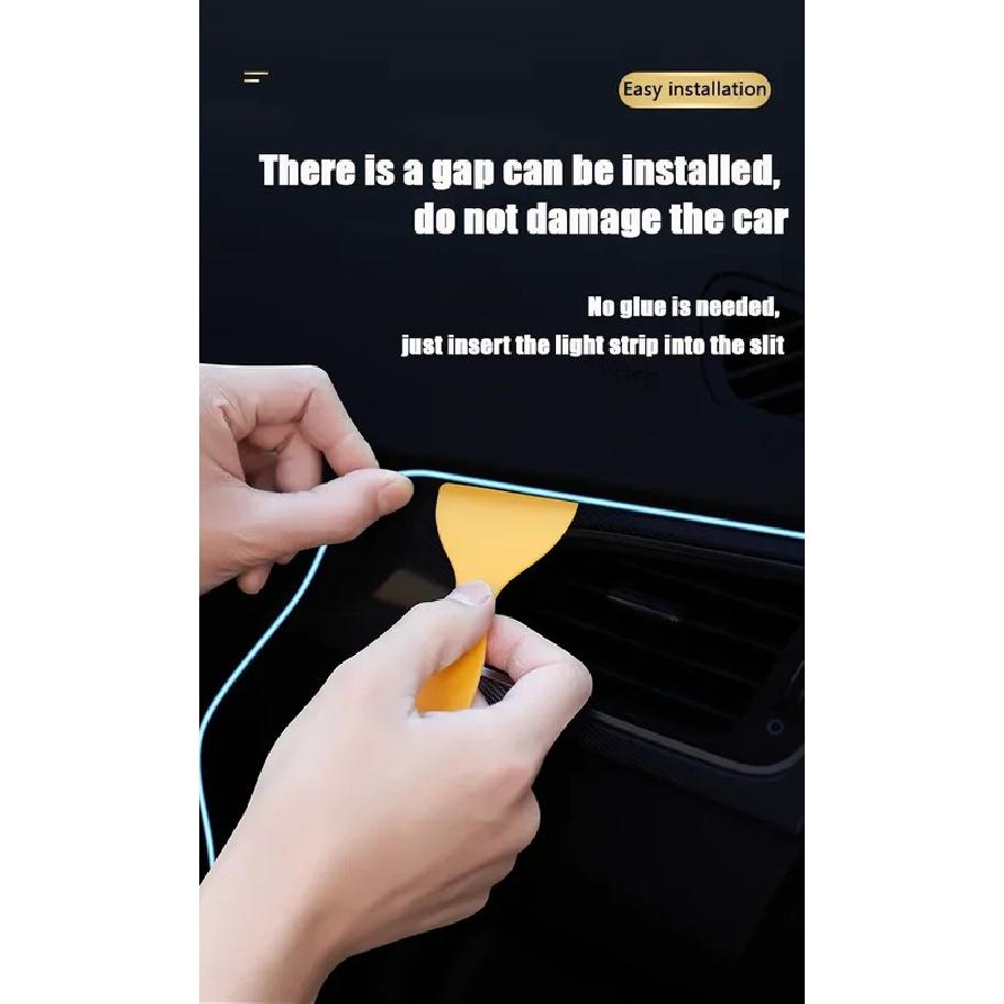 Car Interior LED Lights with Flexible Neon Lights with USB Cigarette Drive 1M/2M/3-4M/5M Hot Style Ambient Led Lights LED Cool
