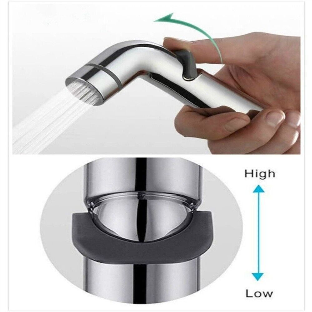 Cleaning No Splashing Easy Control Hand Shower Handheld Spray Shattaf Shower Toilet Bidet Sprayer