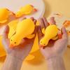 Jucărie pentru Ameliorarea Stresului Rață Jumbo Squishy Mingie Anti-stres Jucărie Fidget Jucărie de Biruit pentru Strâns Cadou de Crăciun pentru Prieteni
