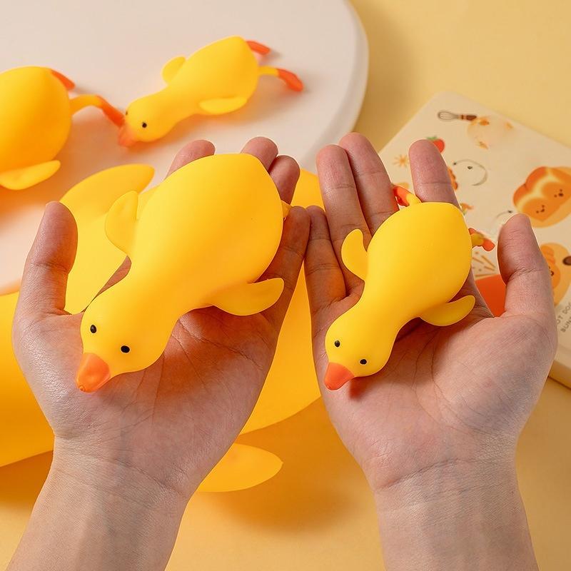 Jucărie pentru Ameliorarea Stresului Rață Jumbo Squishy Mingie Anti-stres Jucărie Fidget Jucărie de Biruit pentru Strâns Cadou de Crăciun pentru Prieteni