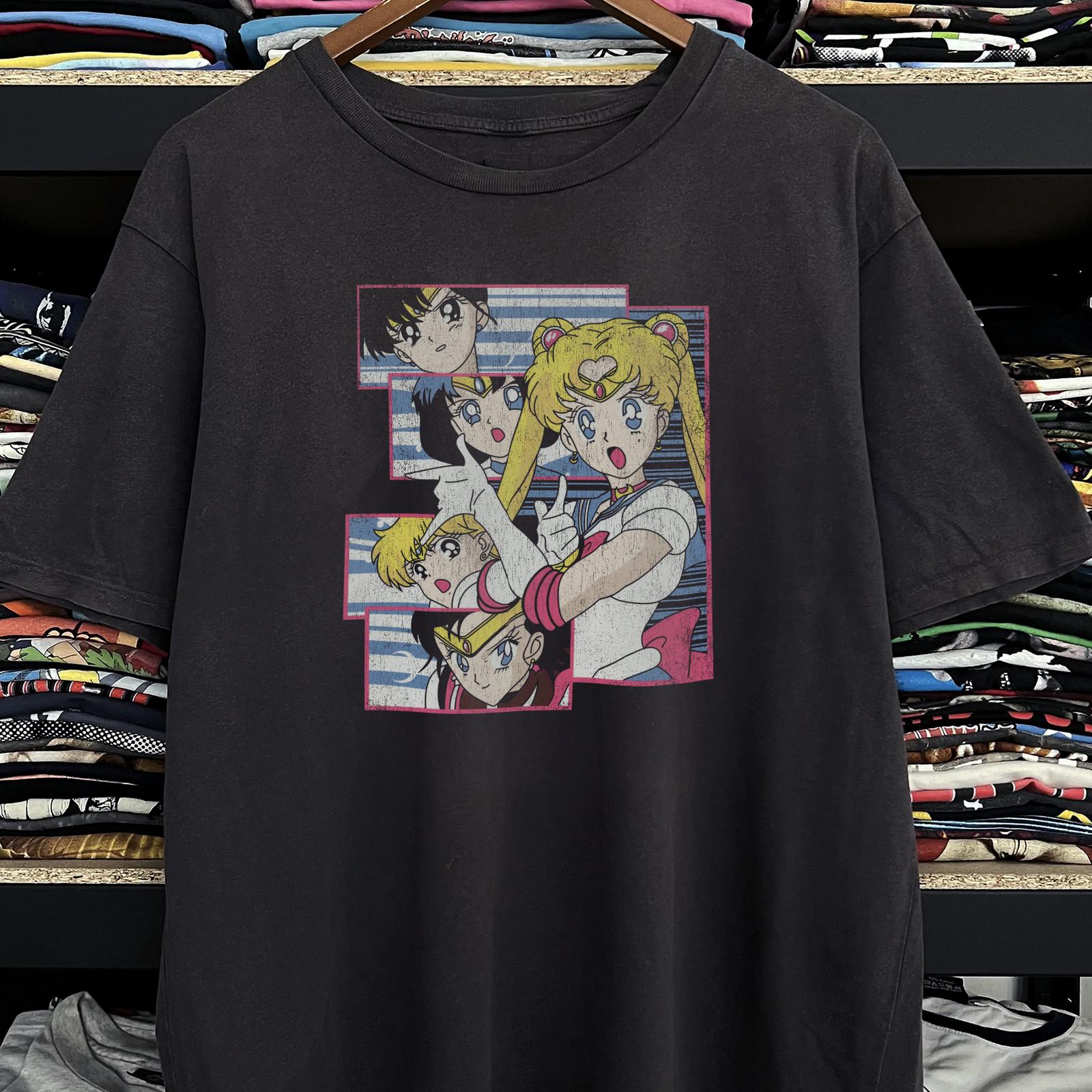 1999 Sailor Moon Promo T-Shirt Black XXL XL