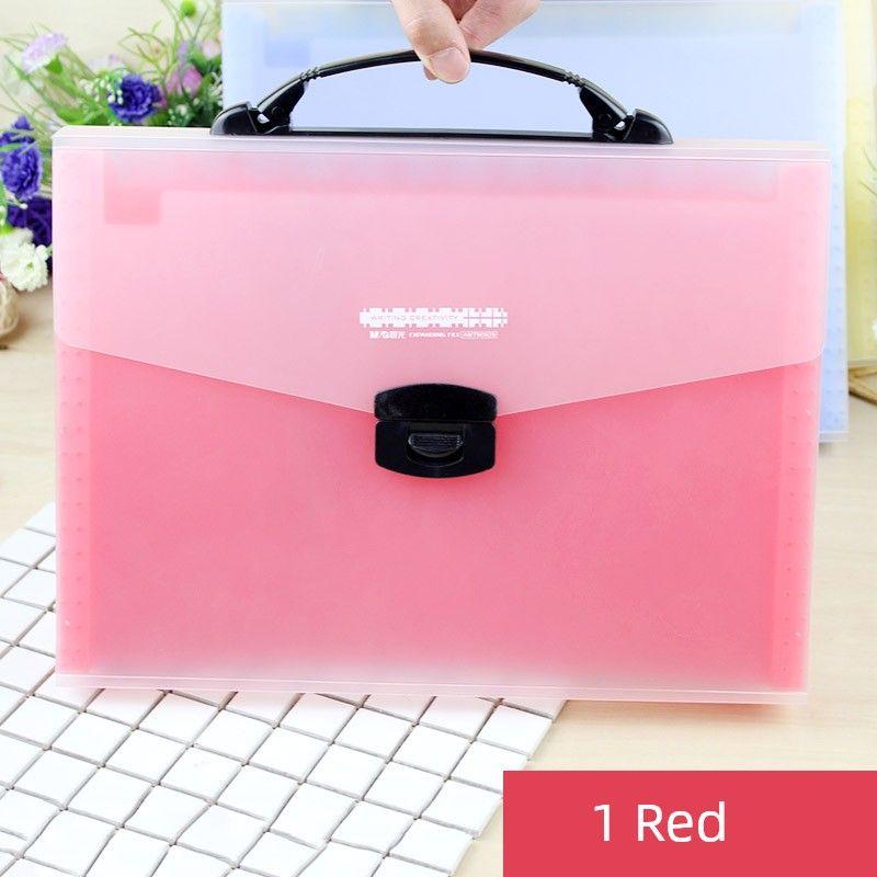 Chenguang File Holder Folder Multi-Layer Male and Female Students Satchel Information Bag Briefcase Paper Paper Stationery