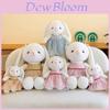Chinese Style Bunny Plush Toy With Soft Short Pile Fabric For Children And Collectors
