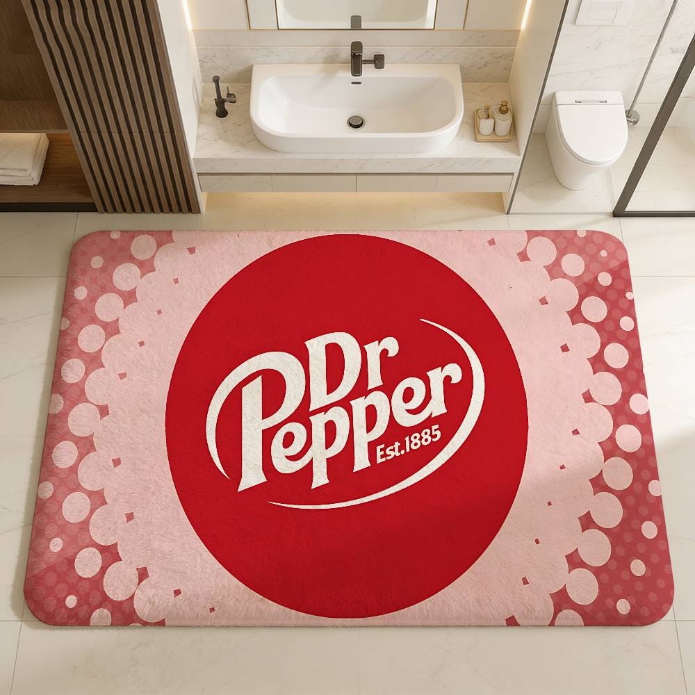 D-Dr P-Peppers Bathroom Mat Anti-slip Absorb Water Long Strip Cushion Bedroon Mat Welcome Doormat
