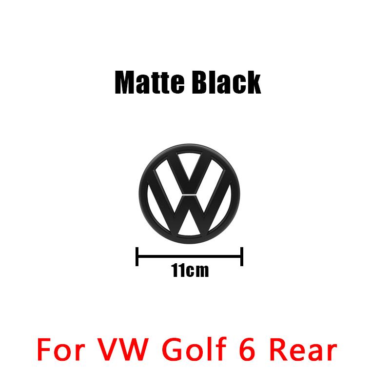

For VW Volkswagen Jetta MK5 Golf Car 135mm 110mm Front Grill Emblem Rear Trunk Lid Badge For Volkswagen Golf MK6 2009 2010 2011 For VW Golf 6