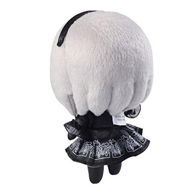 Nier 2B Anime Plush Doll No.9 9S Plushies Anime Game Figure Cute Cartoon Stuffed Toy Christmas Animal Cartoon Doll Children Gift