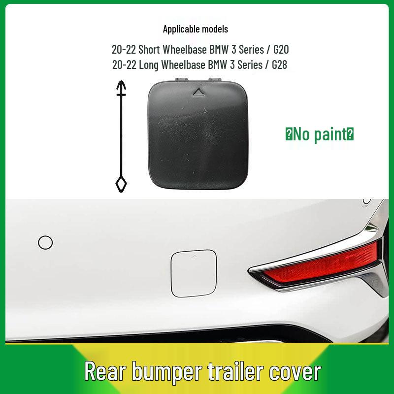 Rear Bumper Tow Hook Cover for BMW 3 Series G20/G28 (Part #51128738988)