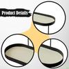 Counter Organizer Double Layer Decor Rack Perfume Makeup Skincare Shelf for Bedroom