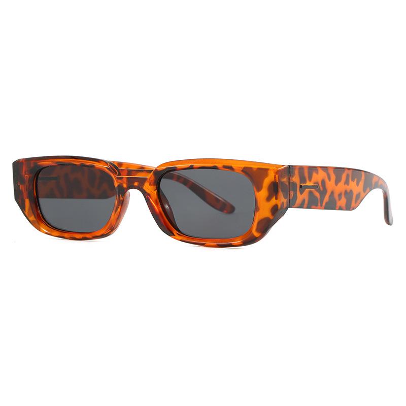 Trendy Irregular Small Frame Sunglasses - Slimming Wide-Leg Design for Men and Women