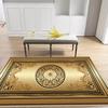 Modern Golden Antiskid Living Room Rug Luxury Big Size Bedroom Carpet Lint-free Soft Sofa Table Mat Easy Clean Machine Washable