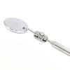 Car Telescopic Detection Lens 30mm 50mm Portable Pection Round Mirror Car Angle View Pen for Auto Pection Hand Repair Tool