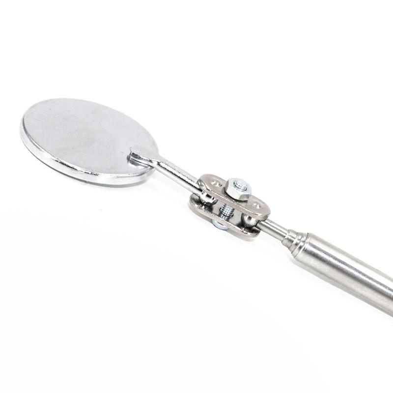 Car Telescopic Detection Lens 30mm 50mm Portable Pection Round Mirror Car Angle View Pen for Auto Pection Hand Repair Tool