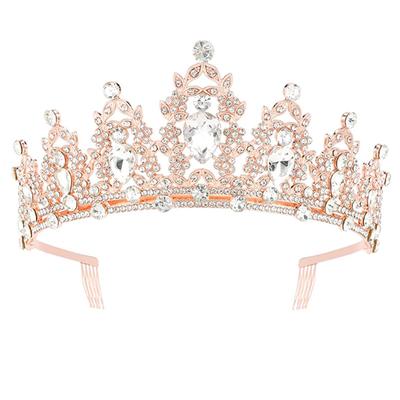 Bride Wedding Bridesmaid Comb Crown Baroque Birthday Wedding Banquet Headdress Crown Headband