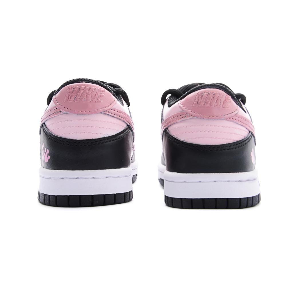 Nike Dunk Abriebfest Atmungsaktiv Abriebfest Atmungsaktiv Niedrig geschnitten Skateboard Schuhe Unisex Schwarz Pink DD1391-100(Team1461-SBOX)