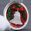 Europeisk och amerikansk jultomte, guldpläterad och silverpläterad, minnesmynt, medaljer, nyårsgåvor, julklapp, julstrumpa