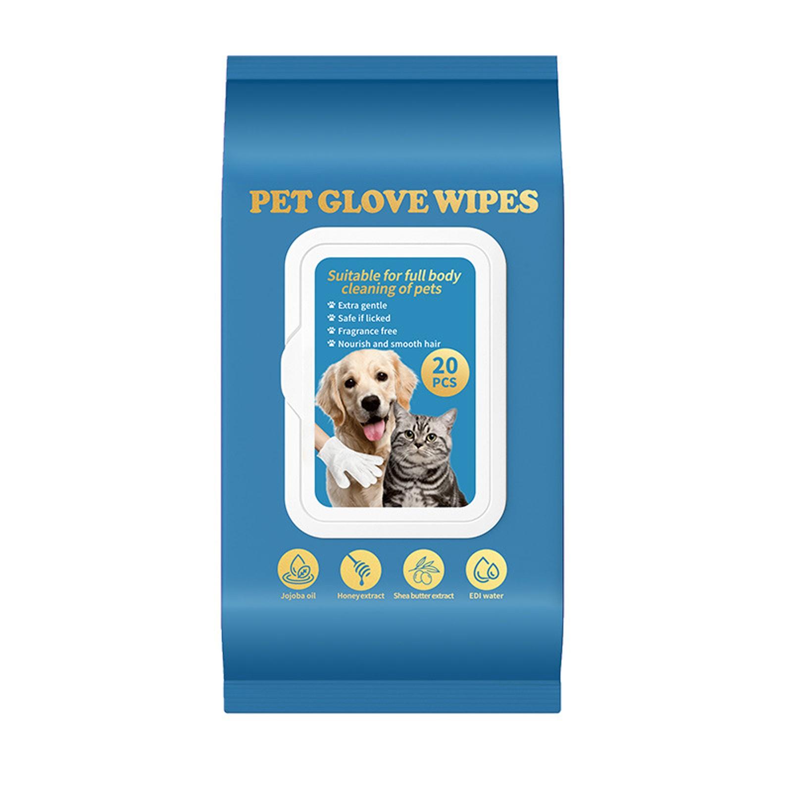 

Pet bath wipes One Size синий