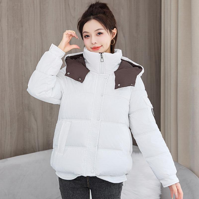 2026 Winter New Down Cotton Jacket Women's Short Thickened Bread Jacket Korean Version Loose Student Cotton Jacket