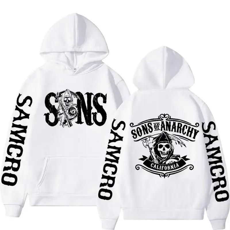 Sons Of Anarchy Double Sided Graphic Hoodie Men