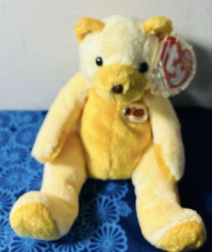 [USED] Ty Old Country Store 10th Anniversary Teddy Bear Cornbread