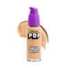 SUGAR POP HD Fondotinta Liquido SPF 30 Impermeabile Lunga Tenuta Base Opaca Coprenza Totale Trucco Tonalità 07 Walnut 30 ml
