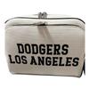 New MLB Los Angeles Dodgers Polyester Backpack Regular Unisex Hemp Cream 3ABKM044N-07CRM
