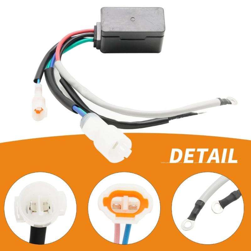 38410-93J10 Replacement Electrical Assembly for DF30 DF40 DF50 DF60 Outboard Power Trim Service, Single Marine Part with Harness, Wire Ends and