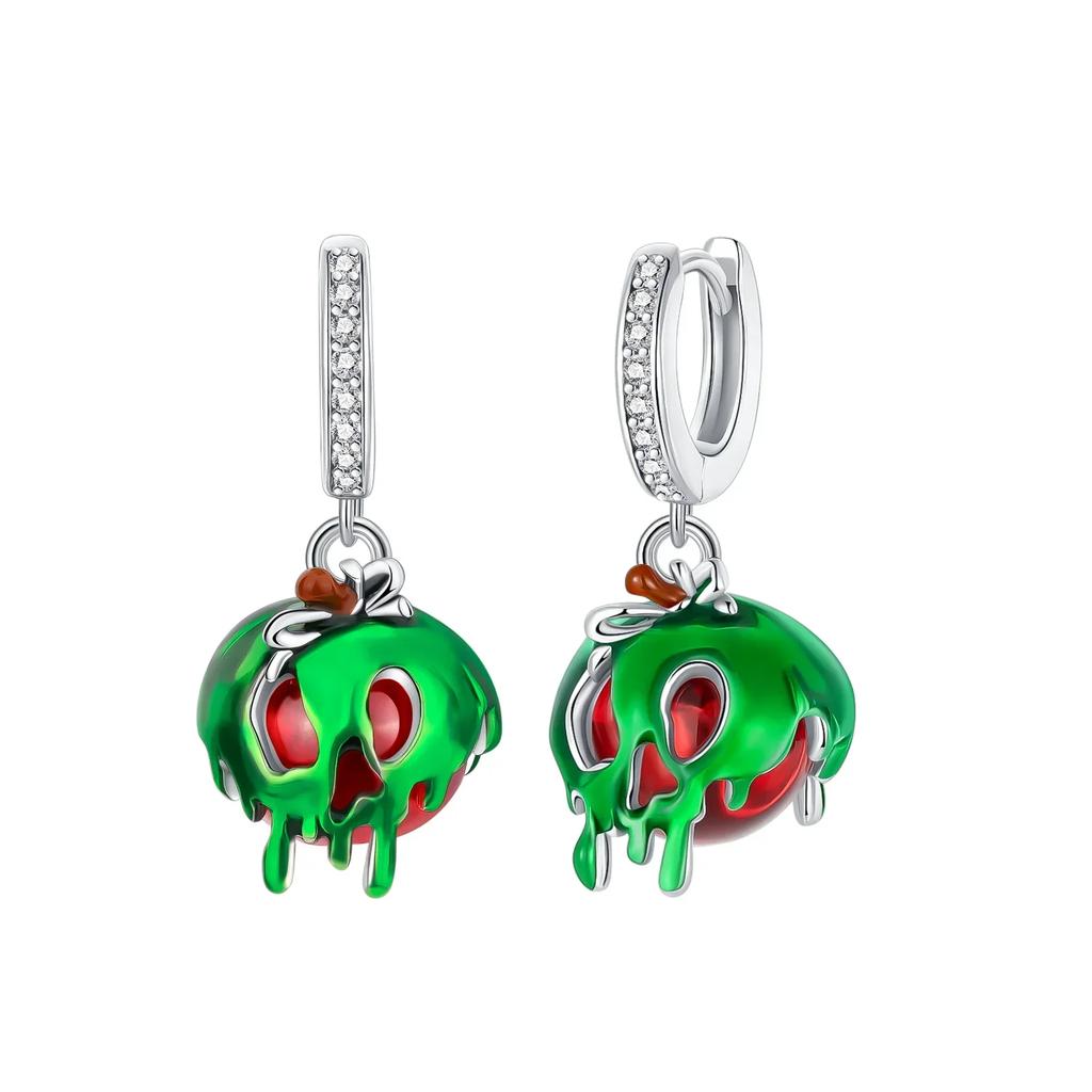 Halloween Copper Skull Charm Luminous Pumpkin Ghost Clown Bead Pendant Ring Necklace Bracelet Diy Jewelry Gift