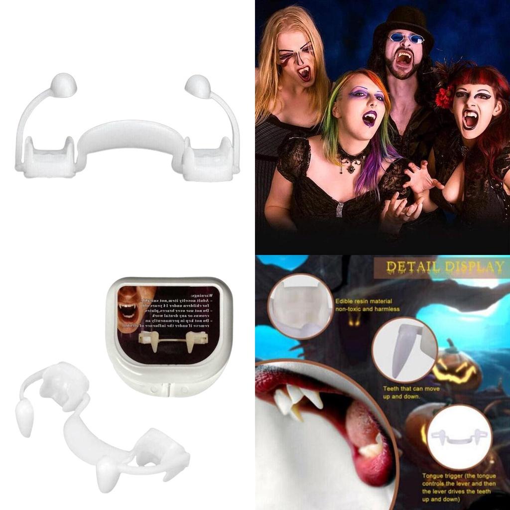 Halloween Vampirzähne Zähne Realistisch Und Wiederverwendbar Mit Aufbewahrungsbox