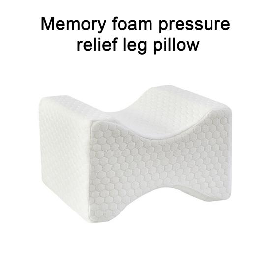 Knee Pillow for Side Sleepers Memory Foam Leg Cushion Orthopedic Knee Spacer Pillow Promotes
