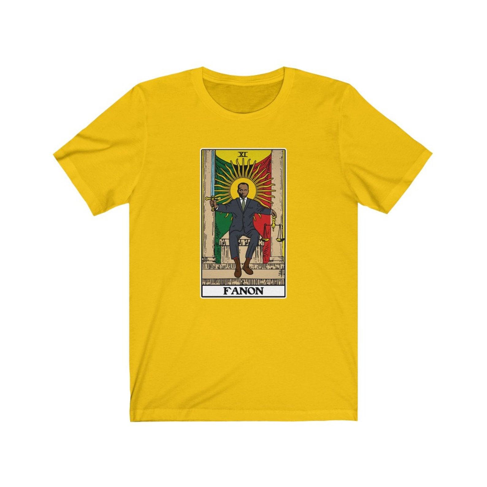 Fanon Justice Tarot Psychoanalysis Philosophy T-shirt M