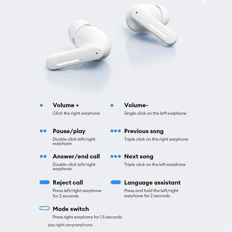 Original Lenovo LE209 Wireless Upgrade Bluetooth 6.0 Earphone Noise Canceling Sport Headphones 30H Long Battery Life Headset With Mic NEW