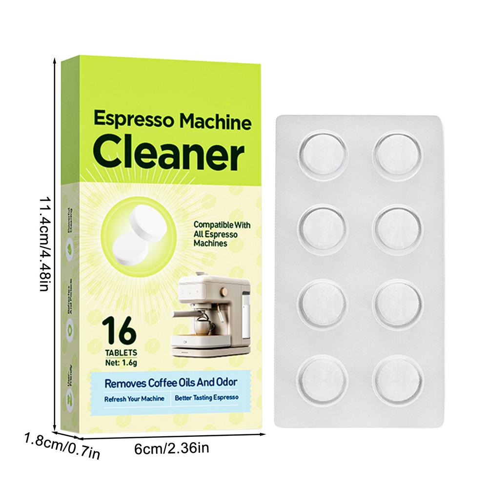 

Чистящие таблетки для кофемашин Очиститель Таблетки для удаления накипи Безопасные и эффективные таблетки для удаления накипи для всех кофемашин эспрессо 48tabs