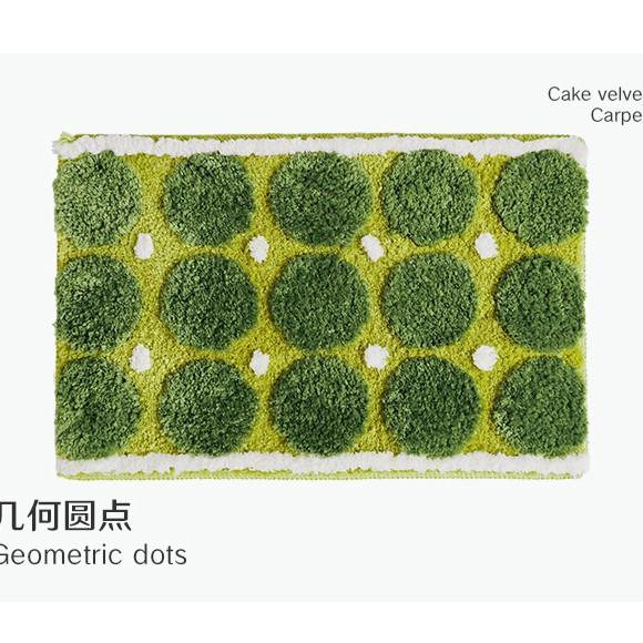 Cartoon Bathroom Carpet Absorbent Soft Floor Mat, Bedroom Bedside Decorative Floor Mat