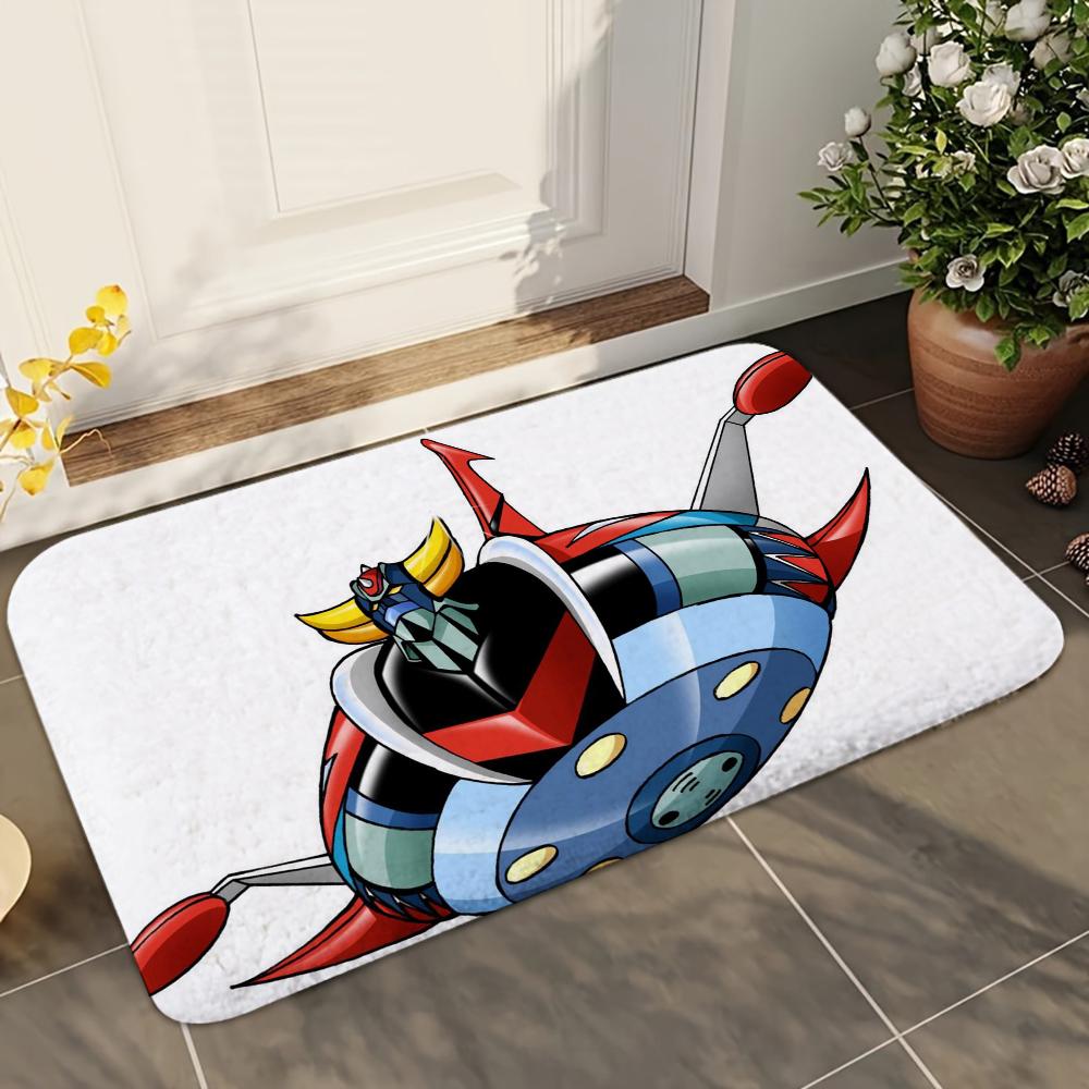 1pc G-Goldorak G-Grendizer UFO Robot G-Goldrake Mats Anti-Slip Mats Home Decor Supplies Carpets Home Kitchen Floor Mats