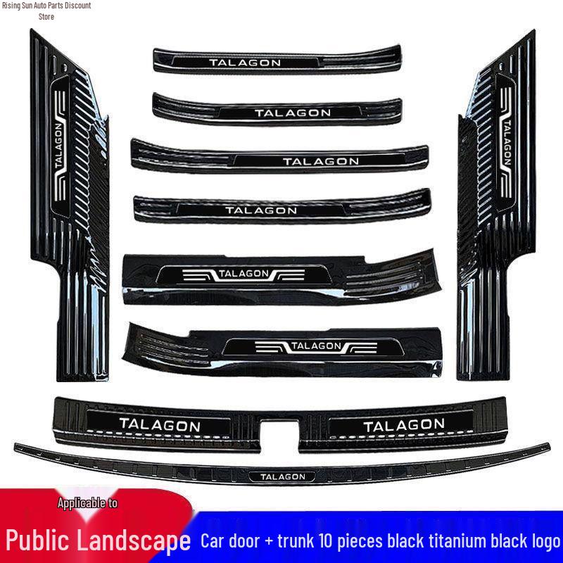 Volkswagen Tayron Stainless Steel Door Sill & Trunk Protector - Anti-Scratch Car Accessories