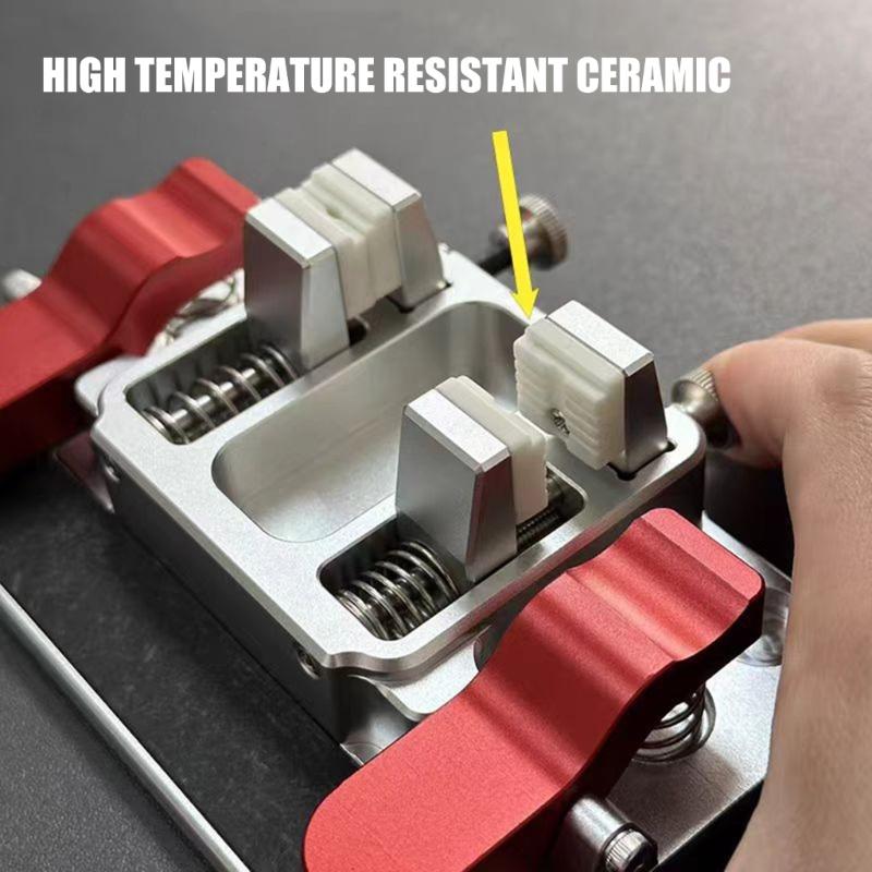 Welding Wire Fixing Fixture for LED Circuit Board Repair Heat Resistant Clamp with Alligator Clip Soldering Repair