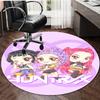 1pc KPop Demon Hunters3 Design Printed Area Round Carpet for Bedroom Living Room Home Decor Rugs Mat Non Slip Mat Rug for Bedside