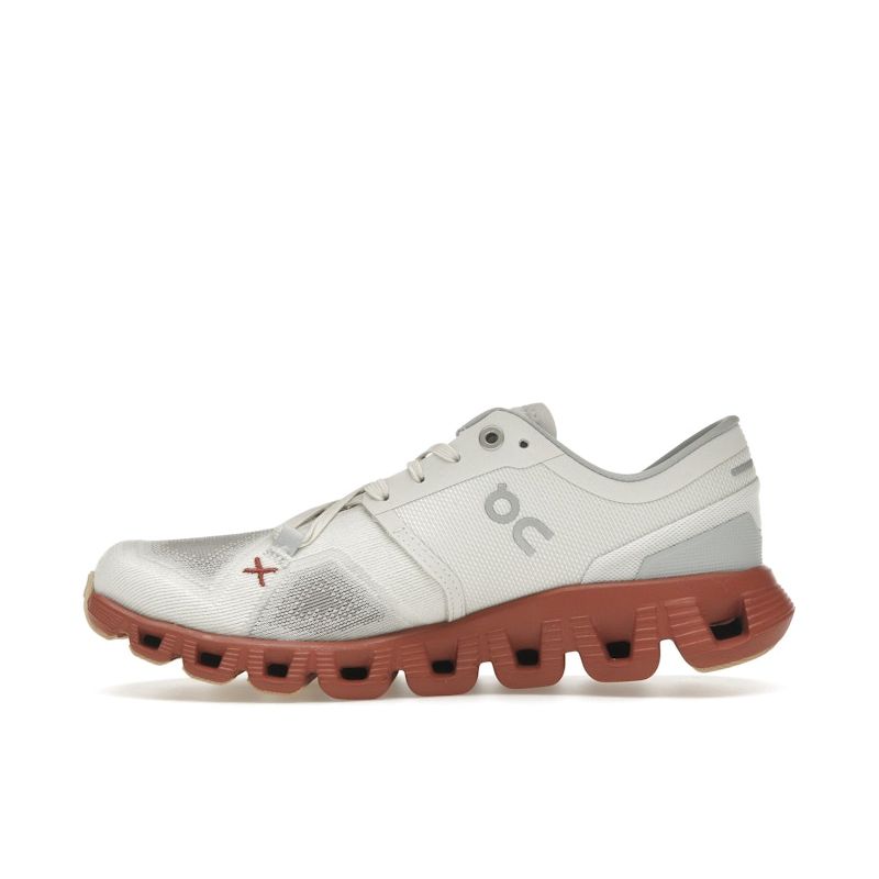 ON Cloud X 3 Ice Auburn Women Sneakers Cream 60.97791