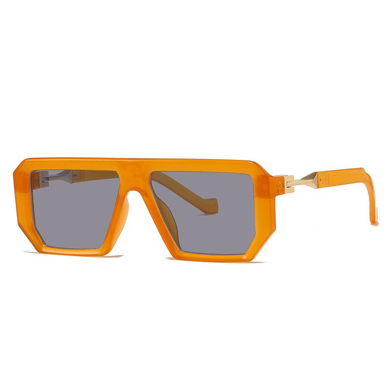 

Classic Vintage Fashionable Big Frame Square Sunglasses Women Men Luxurious Brand Style Designer Travel Sun Eyeglasses For Female Glasses UV400 As the picture