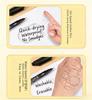Dual Tip Art Markers, Fine & Broad Point Black Ink Pens, Water-Based Quick-Dry For Drawing, Sketching, Marking