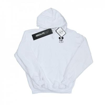 Mens Mickey Mouse Dont Speak Breast Print Hoodie