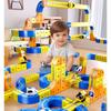 Childrens Magnetic Track Toy With Diy Rail System For Creative Building Play