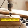 Drill Bit Depth Stop Collars Ring Positioner Drilling Locator Tools with Wrench Woodworking Ajustable Positioner Hole Guide