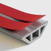 1Pc 1M/39.37in Pvc Floor Wire Cover Self-adhesive Power Cable Protector Electric Wire Duct Slot Cable Sleeves Hider Covers